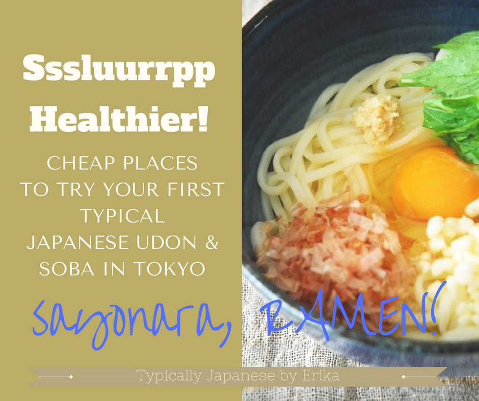 Enough Ramen! Start slurping your UDON & SOBA!